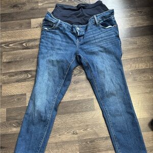 Old Navy Dark Blue Maternity Skinny Jeans